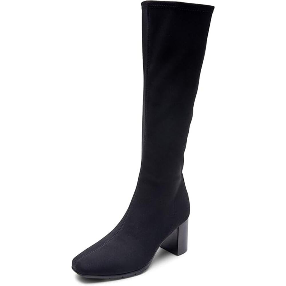Aerosoles Womens Micah Knee High Boot Black  women's  size 11